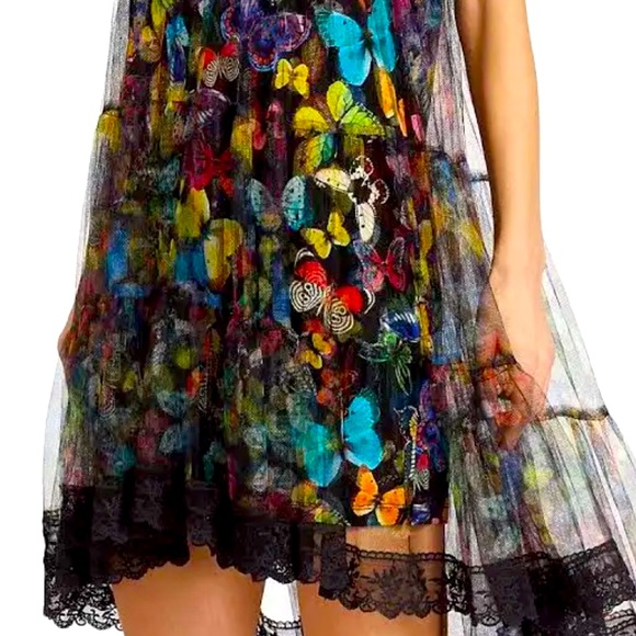 Alice + Olivia Butterfly Dreema Tulle Dress - Picture 4 of 6